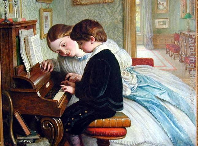 Charles West Cope The Music Lesson